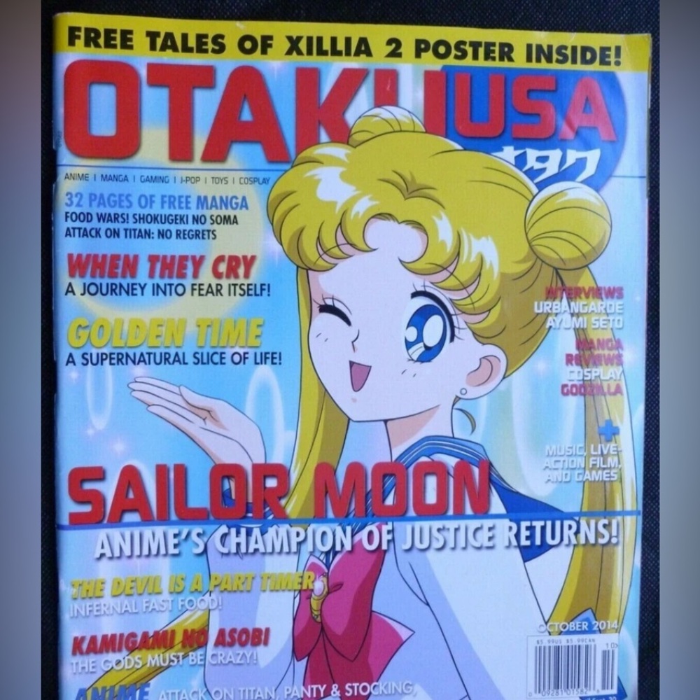 Otaku USA Magazine Sailor Moon 2014